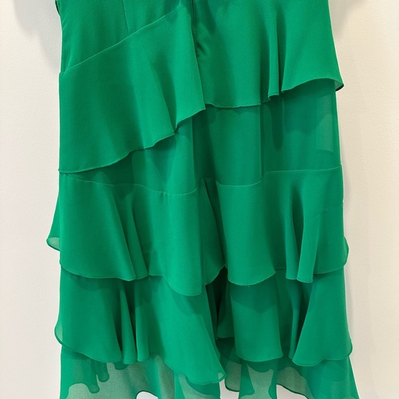 Badgley Mischka Green Cocktail Dress Formal Mother of the Bride Wedding Guest - Picture 12 of 15